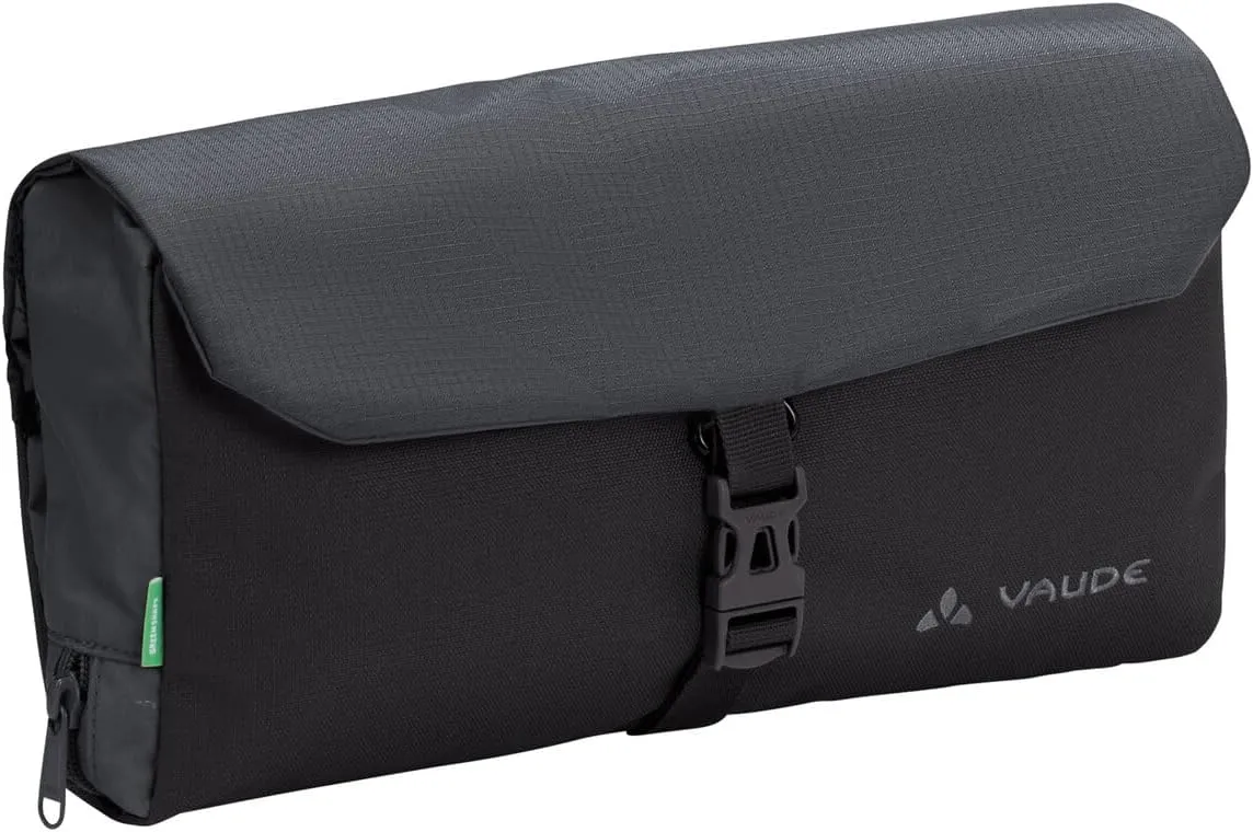 VAUDE WegaWrap Travel Toiletry Bag - Black, Unisex-Adult