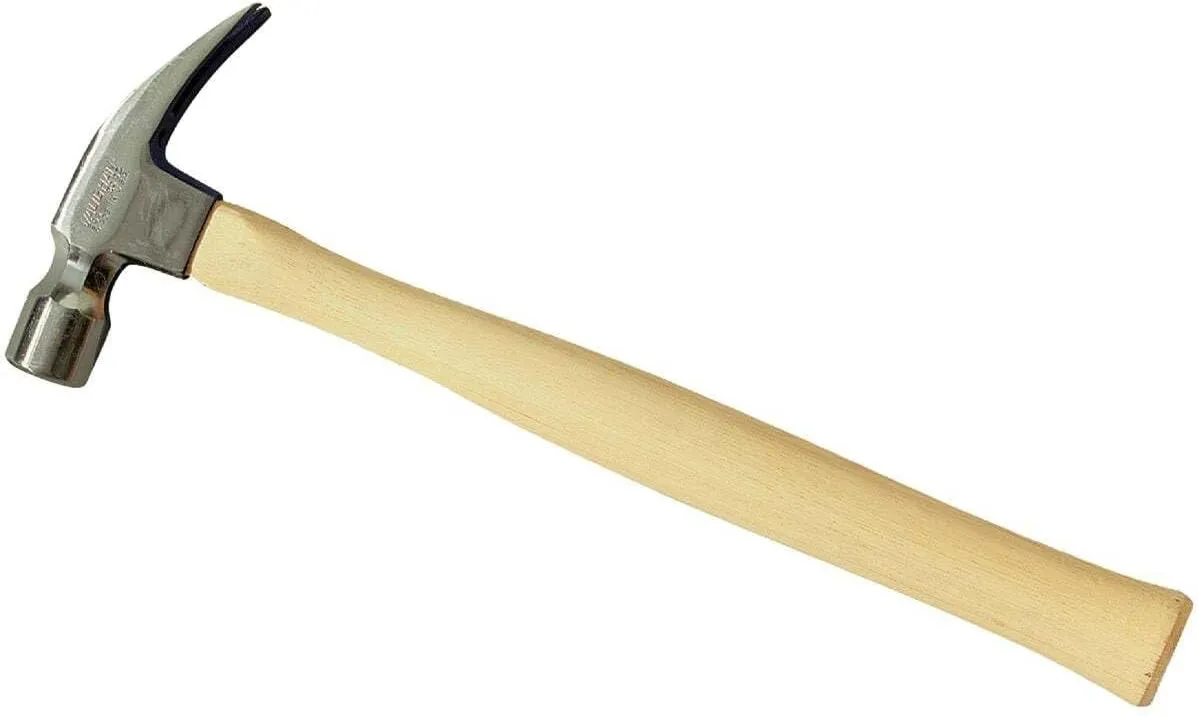 VAUGHAN Hickory Handle 999 Series Framer Hammer, 20oz Smooth Face, Made In The USA, 999, VN10500