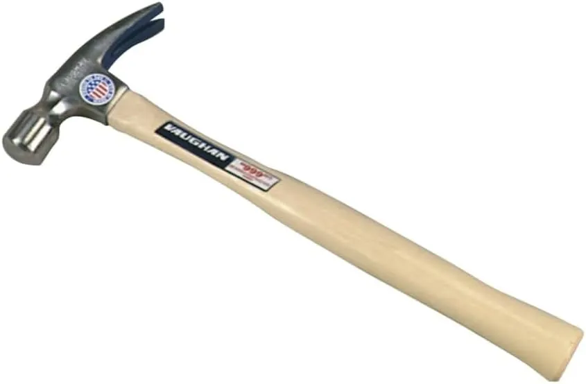 VAUGHAN Hickory Handle 999 Series Framer Hammer, 20oz Smooth Face, Made In The USA, 999, VN10500