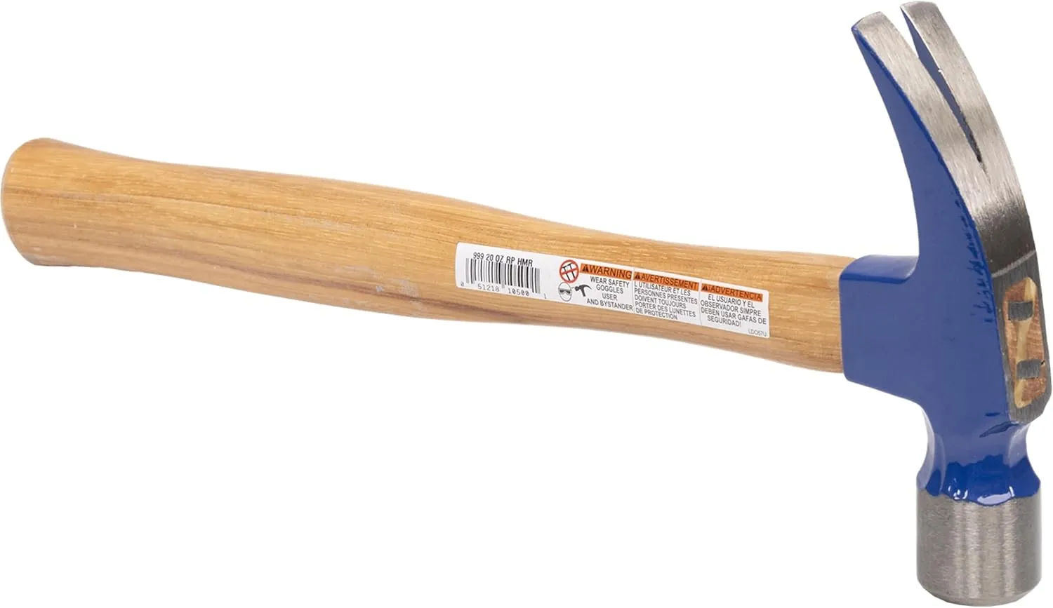 VAUGHAN Hickory Handle 999 Series Framer Hammer, 20oz Smooth Face, Made In The USA, 999L, VN10510