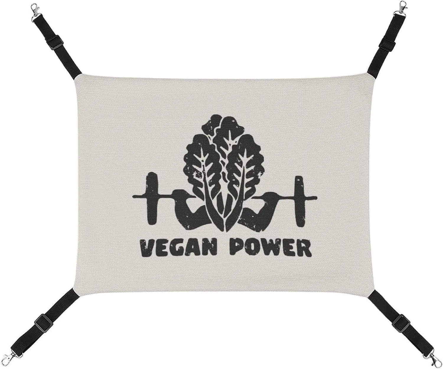 Vegetable Veggie Vegan Power Hanging Cat Bed Soft Breathable Pet Hammock for Cage Pet Sleeper for Kitten Ferret Puppy Rabbit