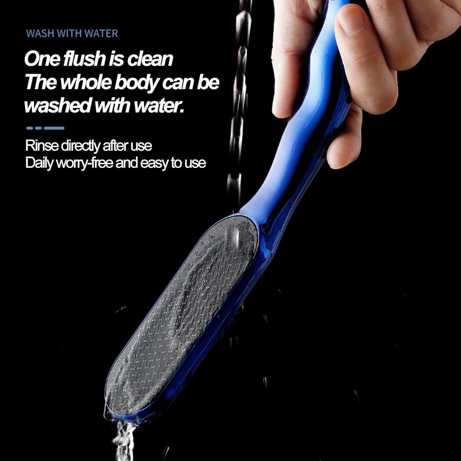 Veinsgrain Foot File, Nanoglass Foot File, Nano Glass Foot File Callus Remover, Safe and to Remove Hard Skin and Dead Skin Foot Scrubber, Pedicure Tool for Smooth Feet (2Blue)