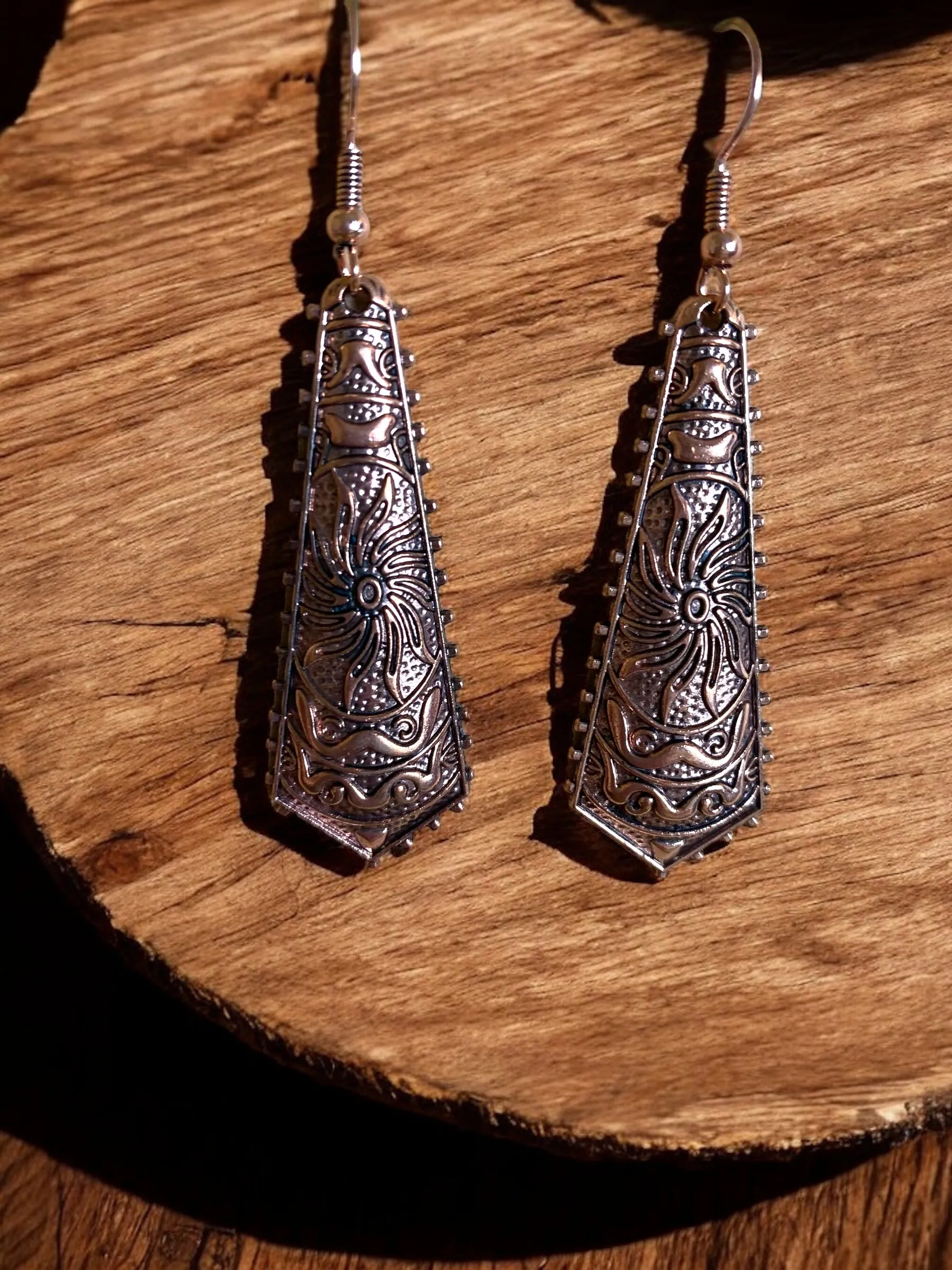 Viking War Hammer Pair Of Earrings (Bronze)