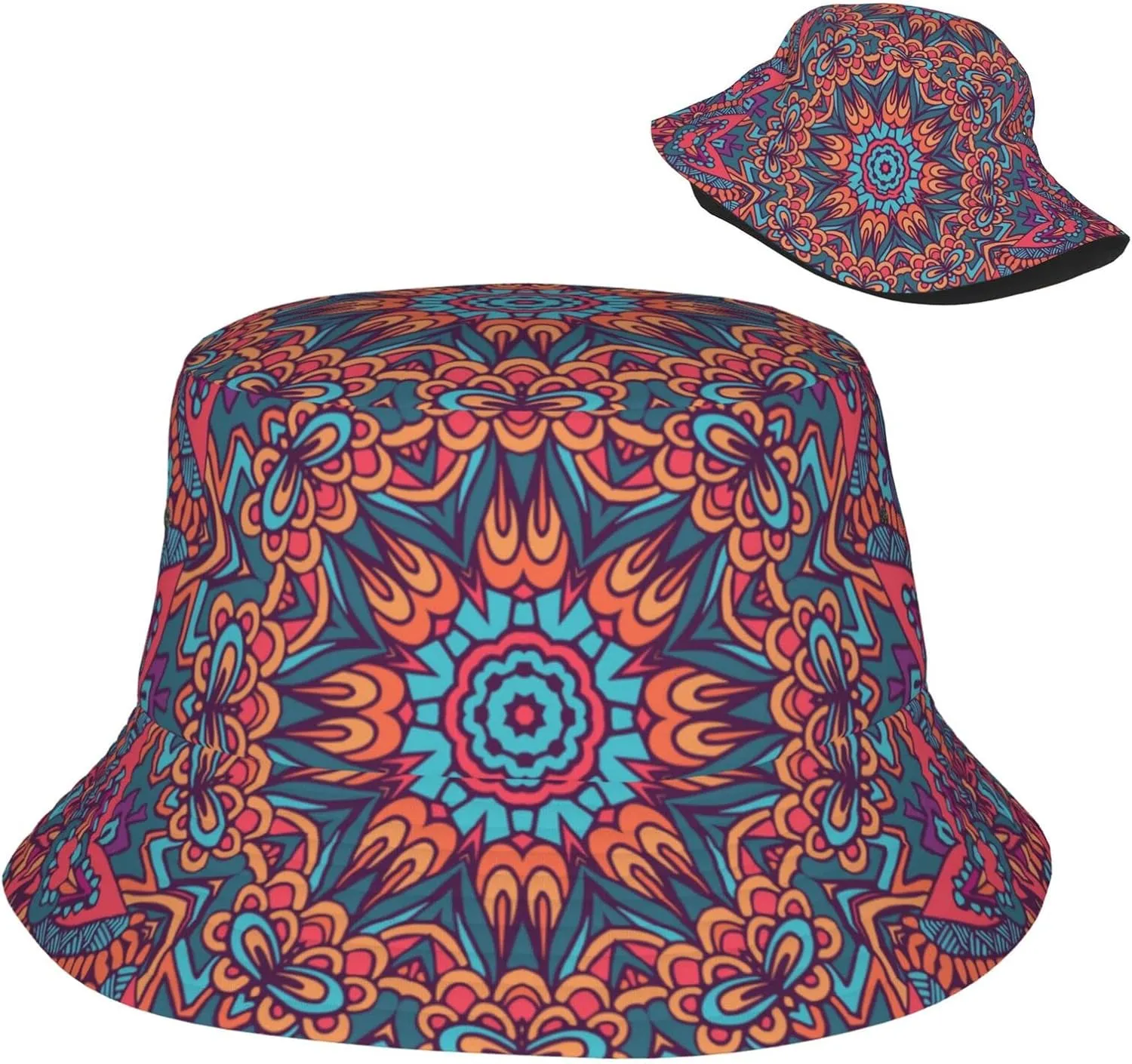 Vintage Bucket Hats for Women Summer Sun Beach Travel Outdoor Fishing Cap Men Bucket Hat