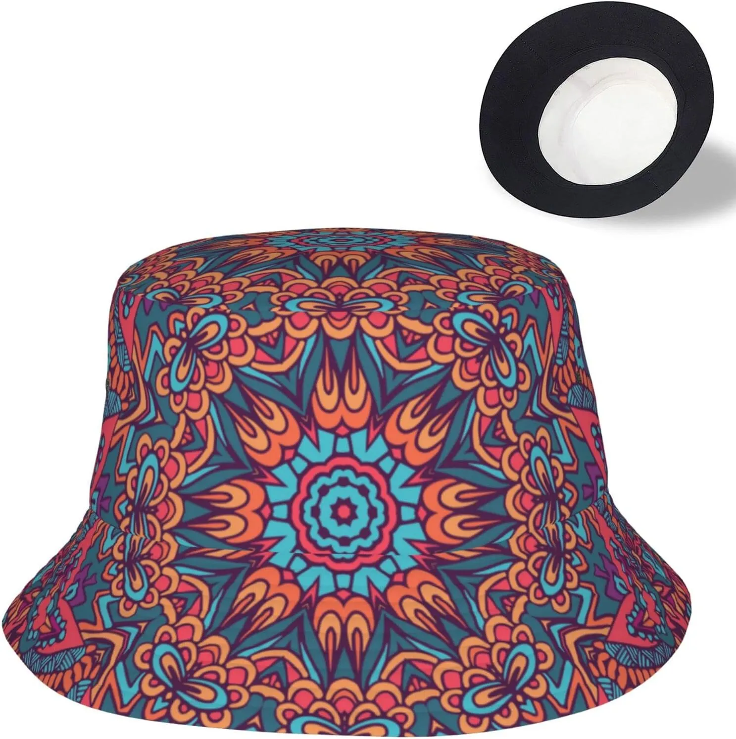 Vintage Bucket Hats for Women Summer Sun Beach Travel Outdoor Fishing Cap Men Bucket Hat