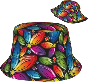 Vintage Bucket Hats for Women Summer Sun Beach Travel Outdoor Fishing Cap Unisex Men Bucket Hat