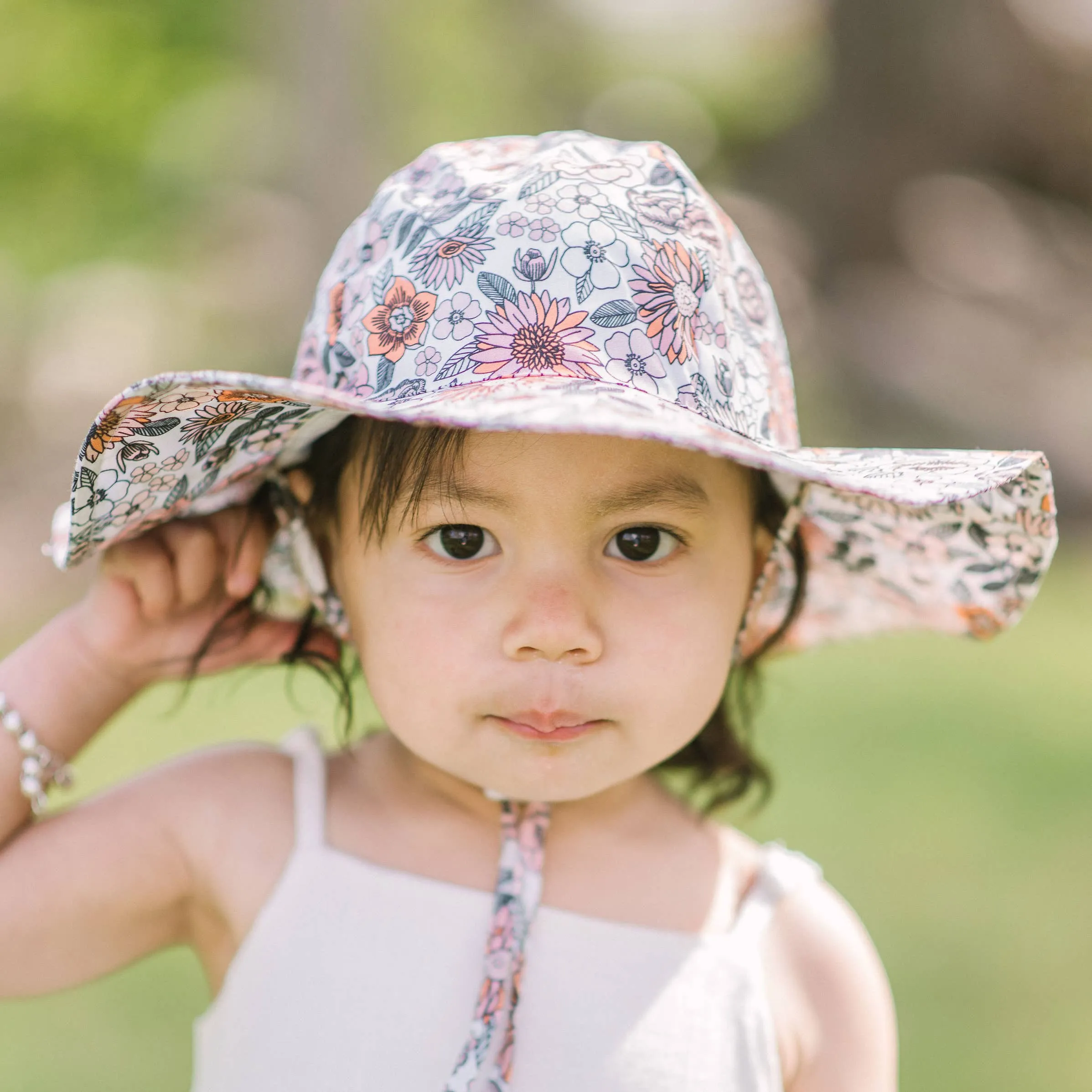Vintage Flora Baby & Toddler Sunhat UPF 50 