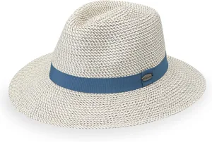 Wallaroo Hat Company Charlie Fedora – UPF 50  UV Protection Sun Hat, Wide Brim, Adjustable, Packable, Women & Men, 2 Sizes