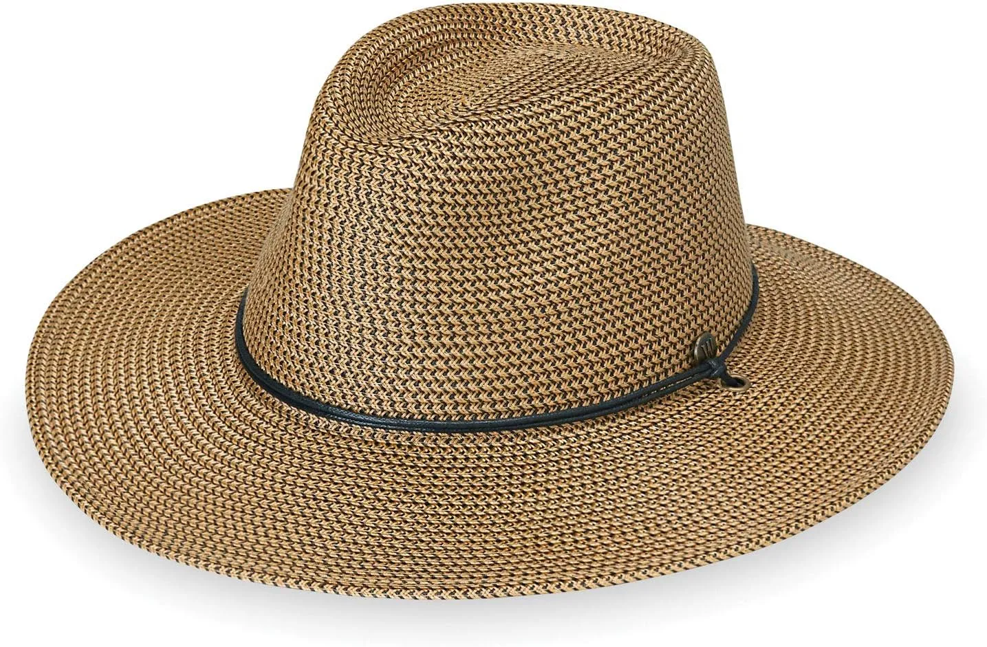 Wallaroo Hat Company Men’s Logan Fedora – UPF 50  Sun Protection, Wide Brim, Packable, Chin Strap and Adjustable Sizing