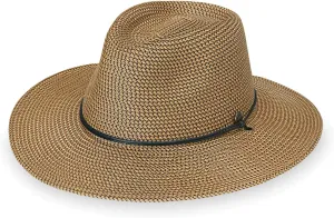 Wallaroo Hat Company Men’s Logan Fedora – UPF 50  Sun Protection, Wide Brim, Packable, Chin Strap and Adjustable Sizing