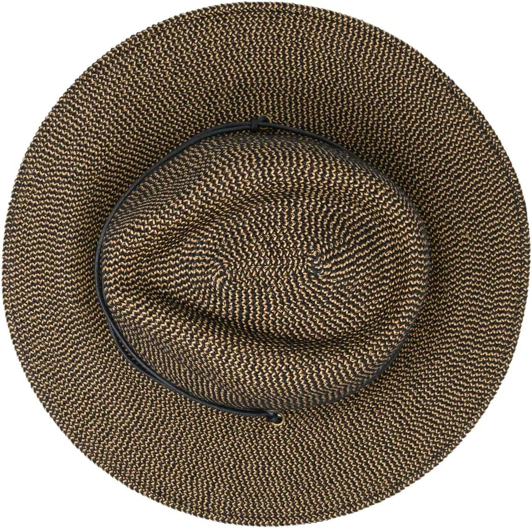 Wallaroo Hat Company Men’s Logan Fedora – UPF 50  Sun Protection, Wide Brim, Packable, Chin Strap and Adjustable Sizing