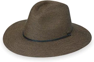 Wallaroo Hat Company Men’s Logan Fedora – UPF 50  Sun Protection, Wide Brim, Packable, Chin Strap and Adjustable Sizing