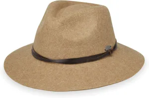 Wallaroo Hat Company Women’s Aspen Fedora – UPF 50  Sun Protection, Packable and Adjustable Sizing for Medium Crown Sizes