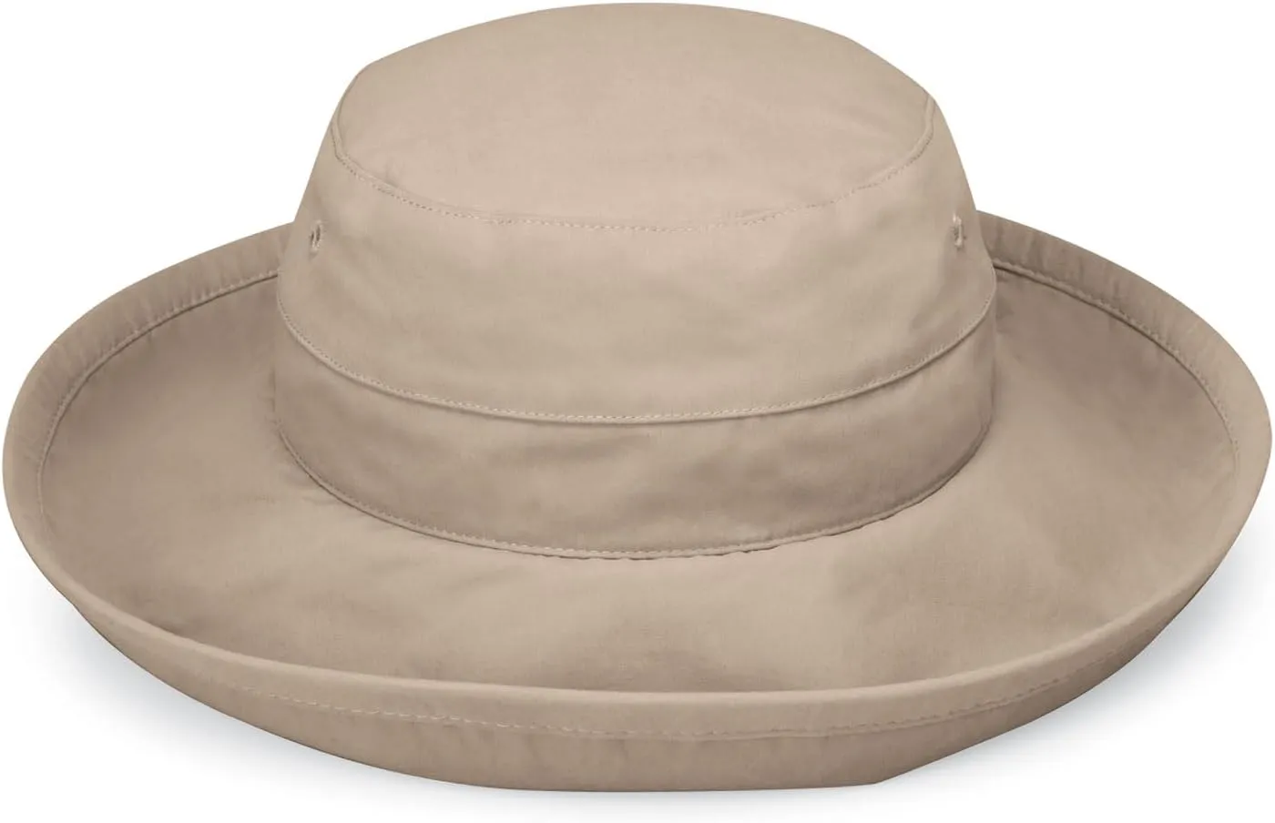 Wallaroo Hat Company Women’s Casual Traveler Sun Hat - UPF 50  Sun Protection, Wide Brim, Packable, Adjustable, Medium
