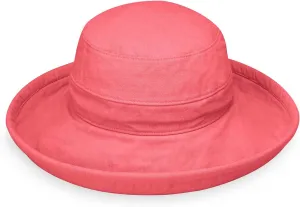 Wallaroo Hat Company Women’s Casual Traveler Sun Hat - UPF 50  Sun Protection, Wide Brim, Packable, Adjustable, Medium