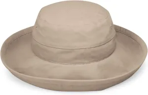 Wallaroo Hat Company Women’s Casual Traveler Sun Hat - UPF 50  Sun Protection, Wide Brim, Packable, Adjustable, Medium