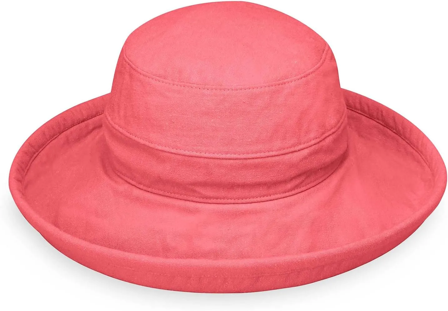Wallaroo Hat Company Women’s Casual Traveler Sun Hat - UPF 50  Sun Protection, Wide Brim, Packable, Adjustable, Medium
