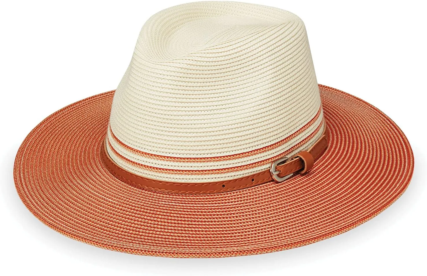 Wallaroo Hat Company Women’s Kristy Fedora – UPF 50 , UV Sun Protection, Sun Hat, Packable Design, Adjustable, Medium Size