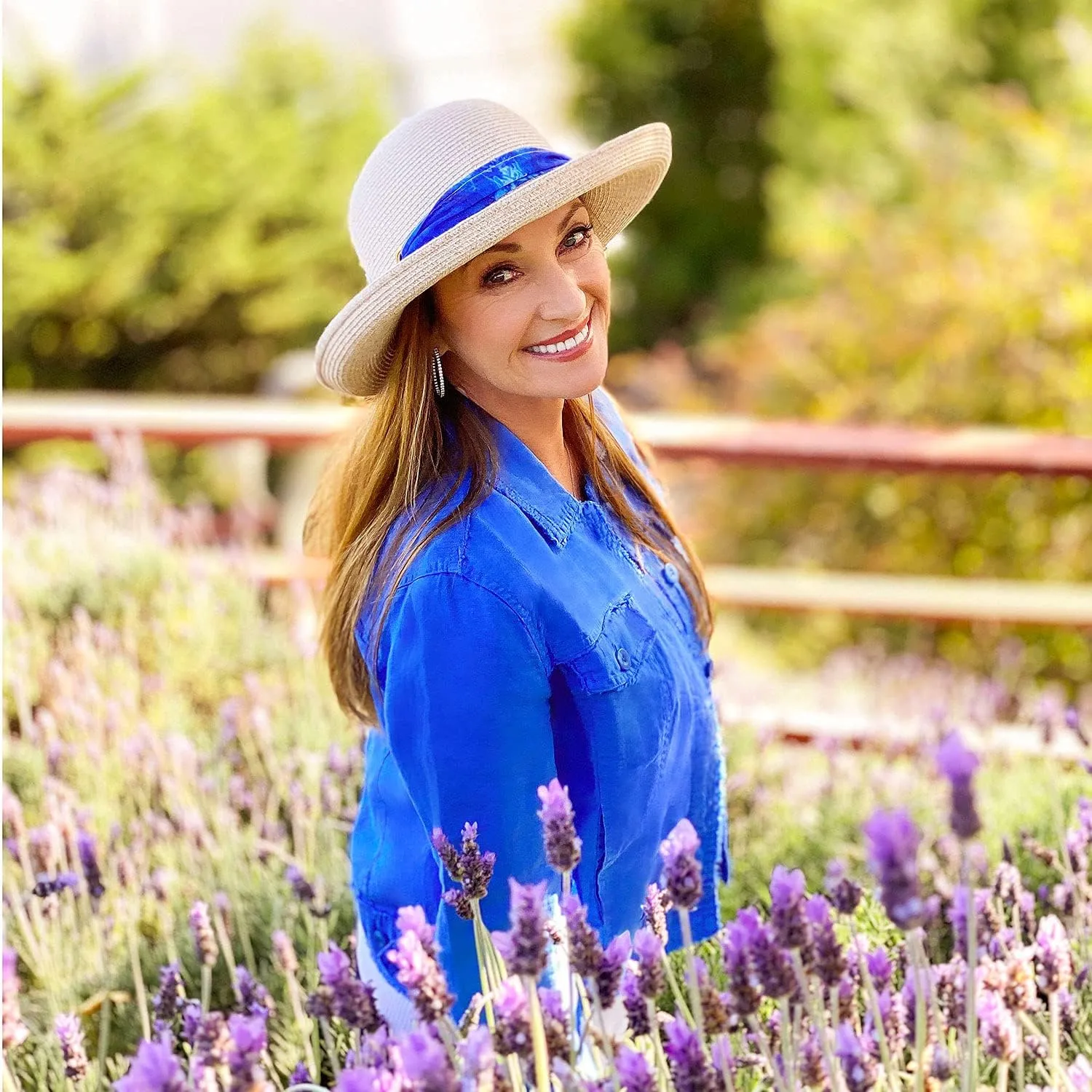 Wallaroo Hat Company – Women’s Lady Jane Sun Hat – UPF 50 , Wide Brim, Packable, Adjustable Sizing for Medium Crown Sizes