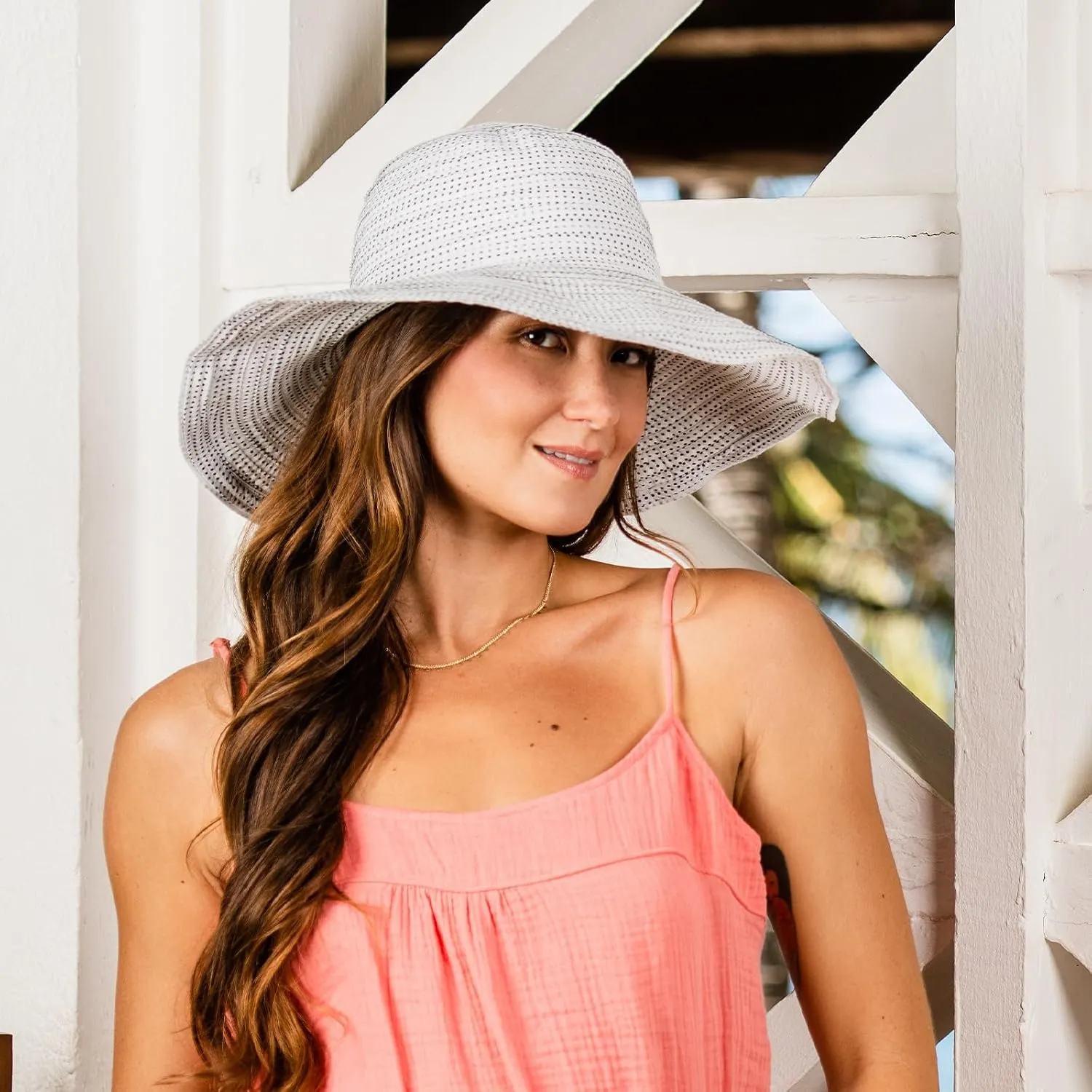 Wallaroo Hat Company Women's Navy Floppy