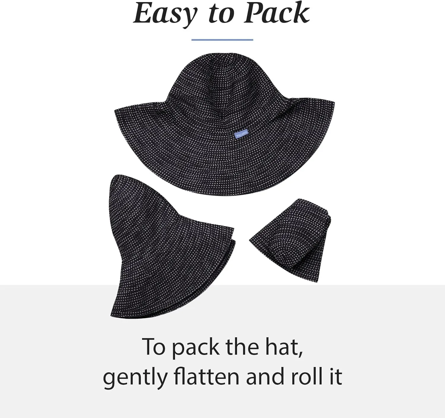 Wallaroo Hat Company Women's Navy Floppy
