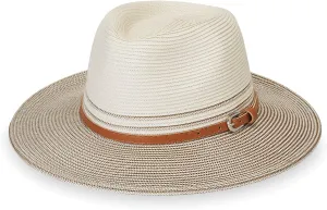 Wallaroo Hat Company Women’s Petite Kristy Fedora – UPF 50 , UV Sun Protection Hat, Packable Design, Adjustable, Small Size