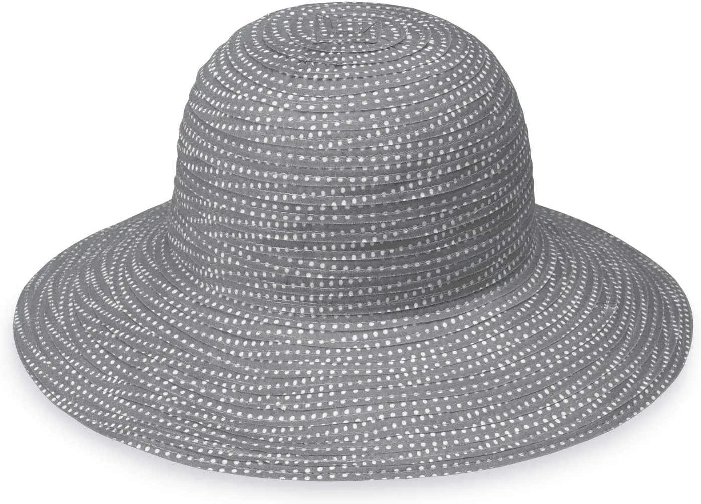 Wallaroo Hat Company Women’s Petite Scrunchie Sun Hat – UPF 50 , Wide Brim, Packable, Adjustable for Smaller Crown Sizes