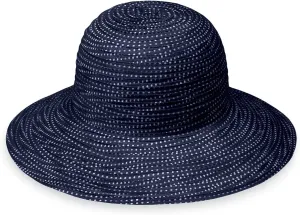 Wallaroo Hat Company Women’s Petite Scrunchie Sun Hat – UPF 50 , Wide Brim, Packable, Adjustable for Smaller Crown Sizes
