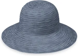 Wallaroo Hat Company Women’s Petite Scrunchie Sun Hat – UPF 50 , Wide Brim, Packable, Adjustable for Smaller Crown Sizes