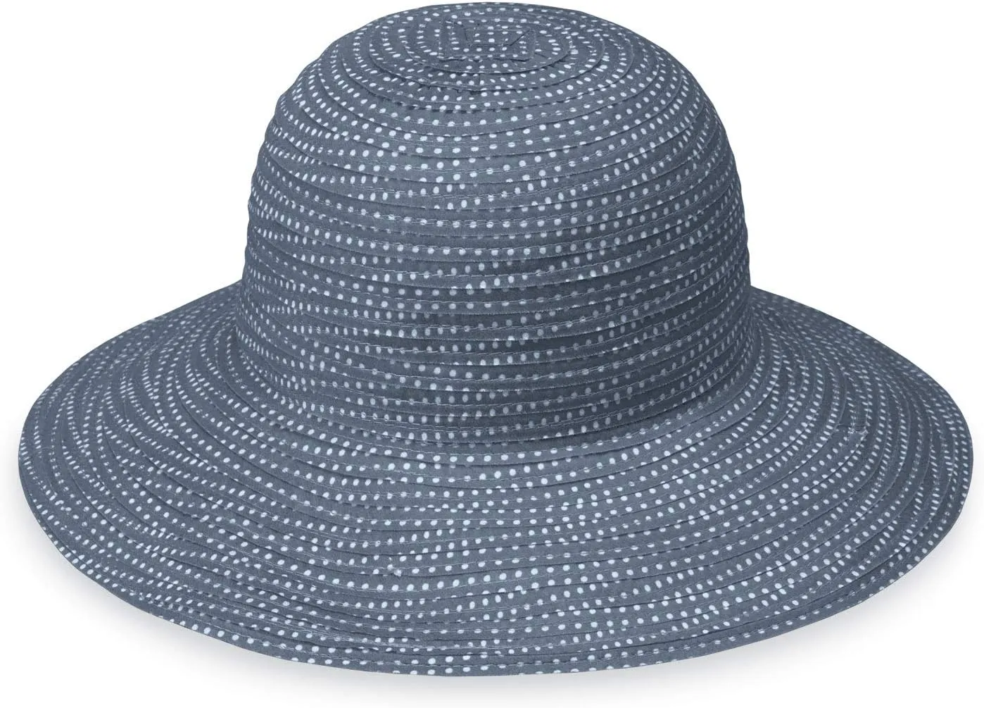 Wallaroo Hat Company Women’s Petite Scrunchie Sun Hat – UPF 50 , Wide Brim, Packable, Adjustable for Smaller Crown Sizes