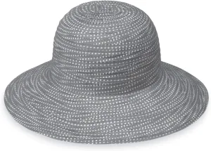 Wallaroo Hat Company Women’s Petite Scrunchie Sun Hat – UPF 50 , Wide Brim, Packable, Adjustable for Smaller Crown Sizes