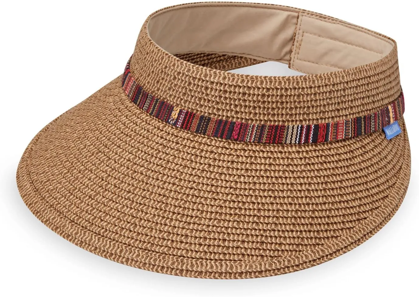 Wallaroo Hat Company – Women’s Sedona Sun Visor – Wide Brim, Packable Design and Adjustable Sizing for Medium Crown Sizes