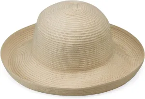 Wallaroo Hat Company Women’s Sydney Sun Hat - UPF 30  Sun Protection, Packable, Adjustable, Medium - Beach, Travel, Wide Brim