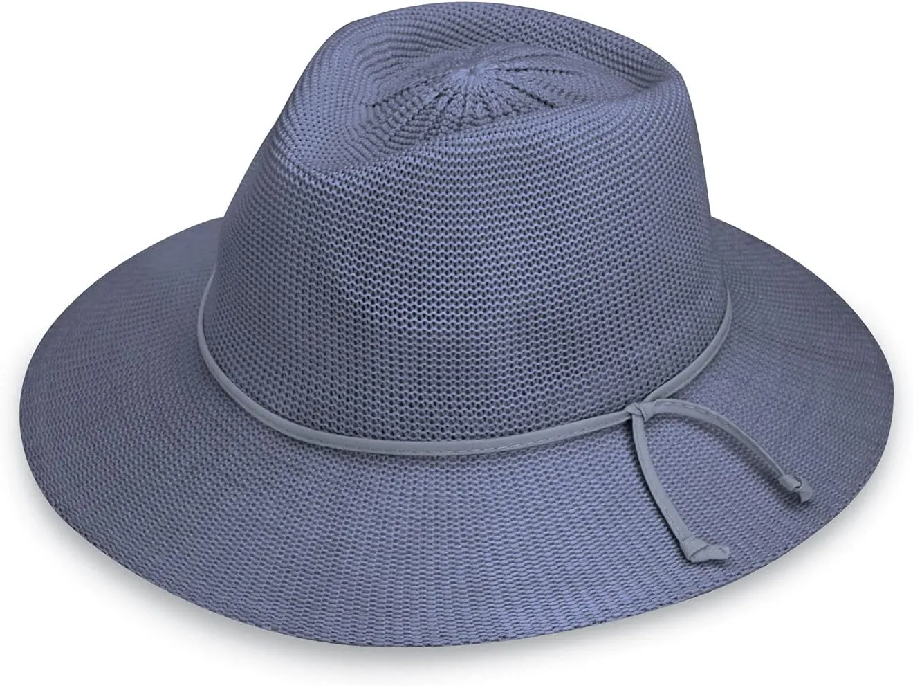 Wallaroo Hat Company Women’s Victoria Fedora – UPF 50  UV Protection, Wide Brim, Medium Size, Packable & Adjustable Sun Hat