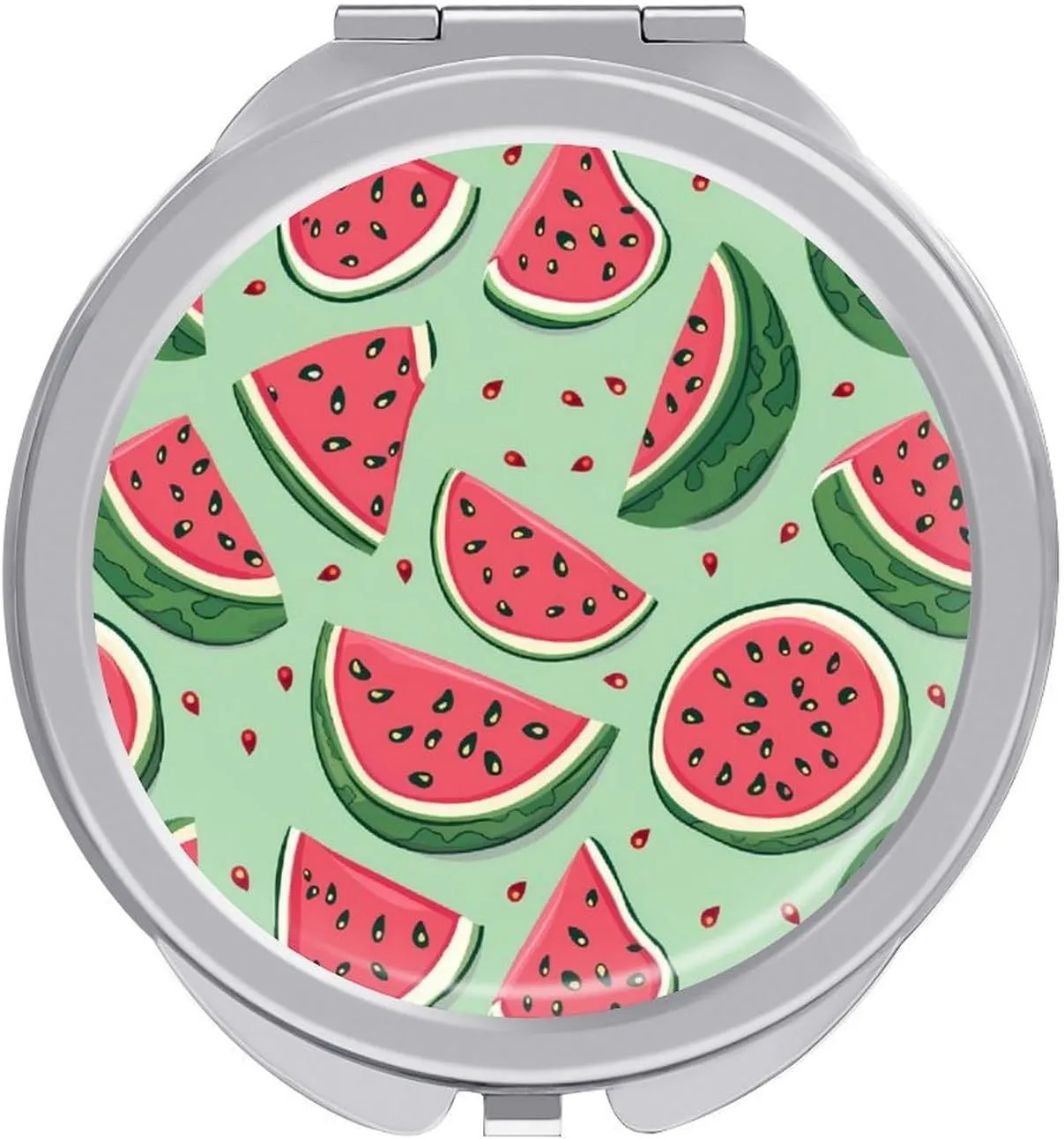 Watermelon Mini Makeup Mirror Travel Pocket Mirror Portable Compact Cosmetic Mirror for Women
