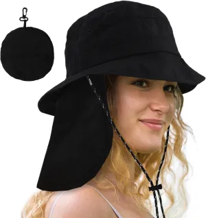 Waterproof Sun UPF 50  Bucket Hat UV Protection Packable Brimmed Boonie for Women Men Summer Lightweight Hiking Outdoor Cap