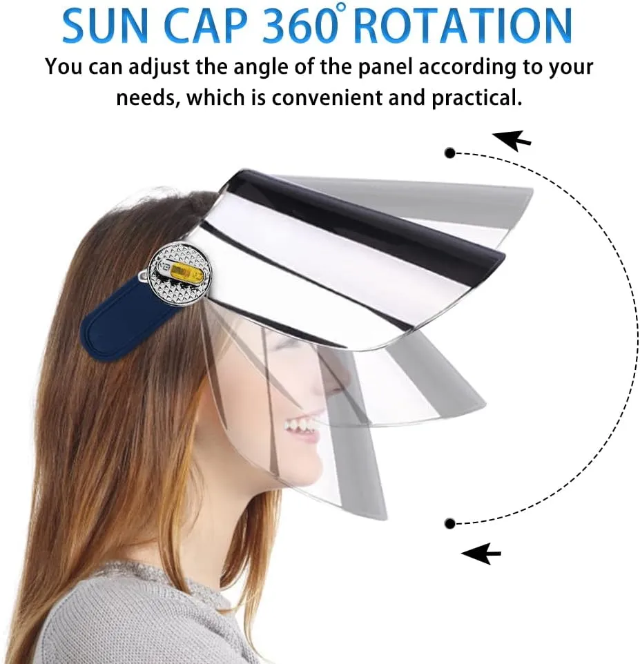 WAYCOM Sun Cap, Sun Visor Hat - UV Protection Hat -Premium UPF 50  Hat for Hiking, Golf, Tennis, Outdoors