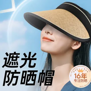 Wecan Wide Brim Straw Sun Hat - Khaki