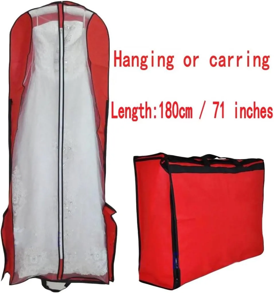 Wedding Dress Garment Bag Dust Cover Storage Travel Bag