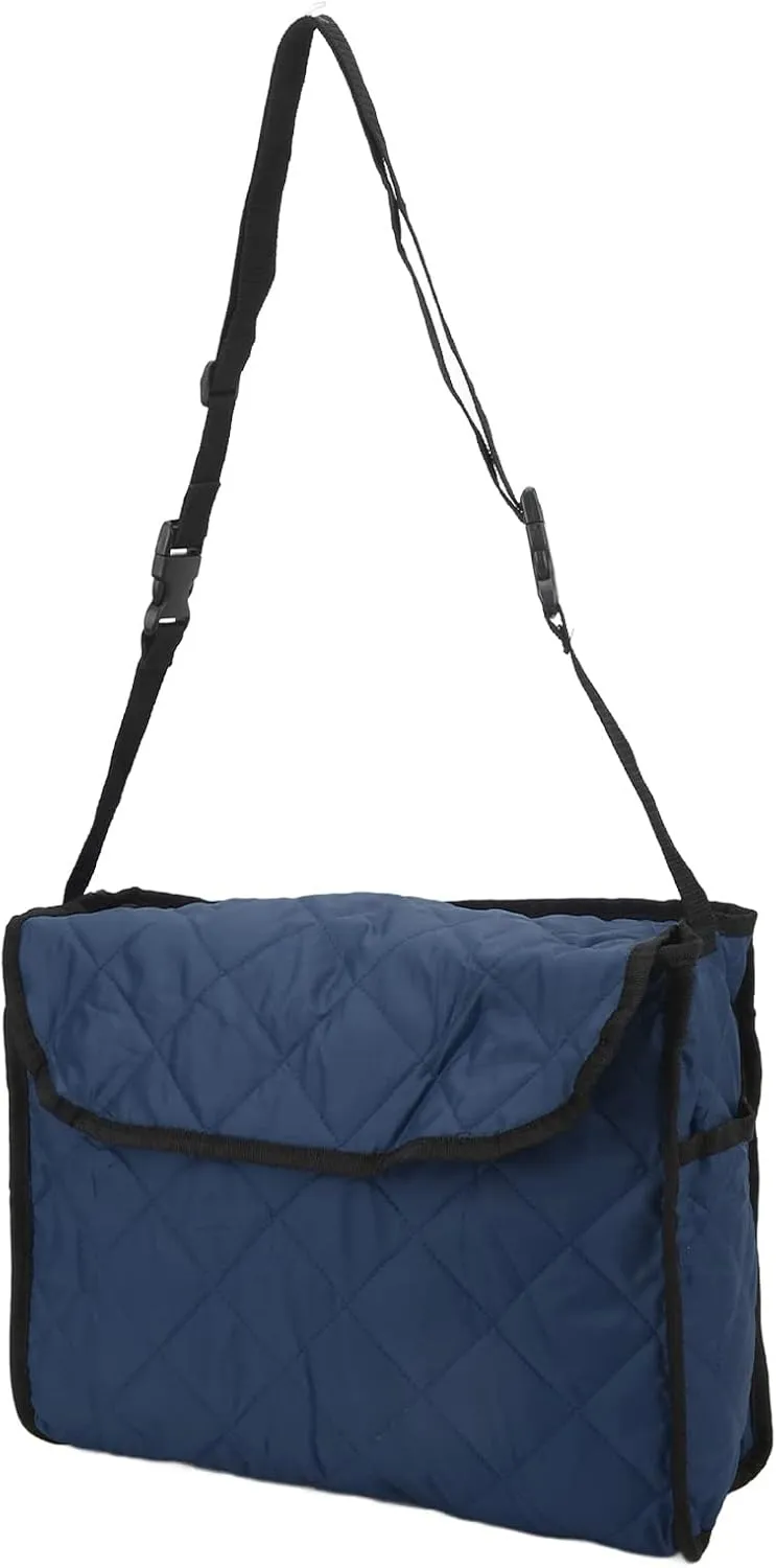 Wheelchair Hanging Storage Bag Shoulder Storage Bag Walker Storage Hanging Bag Wheelchair Hanging Storage Bag Walker Accessories for Home Rehabilitation Supplies (Navy Blue)