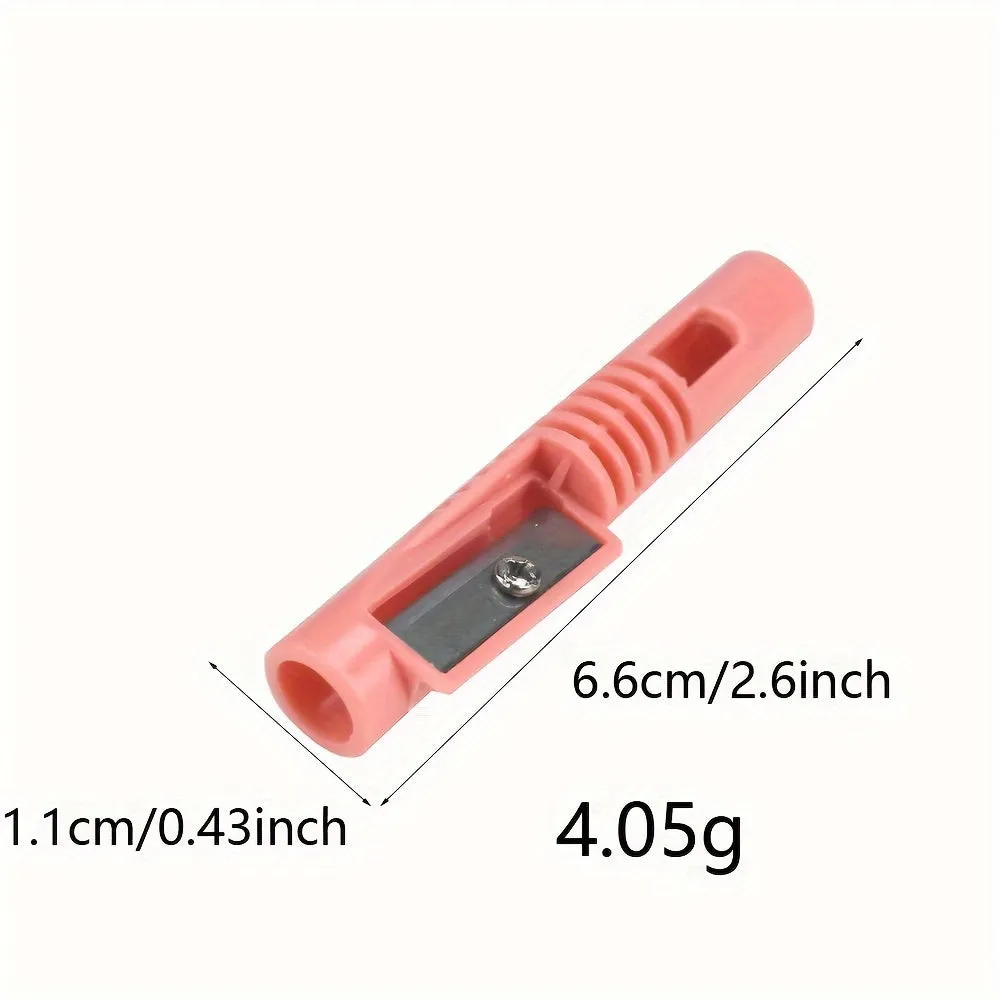 Whistle Shape Makeup Sharpener Single Hole Macaron Stationery Pencil Sharpener