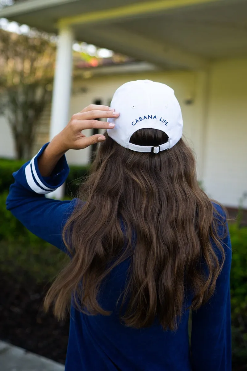 White Cabana Life Baseball Hat
