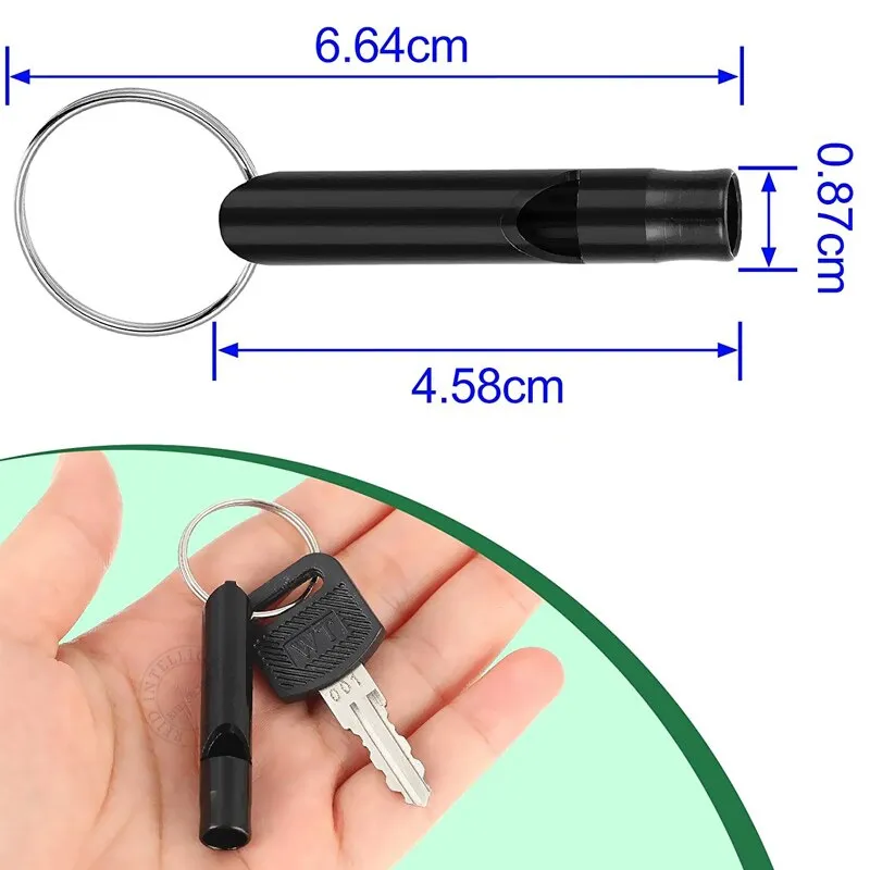Wholesale Mini Survival Whistle Self Defense Keychain