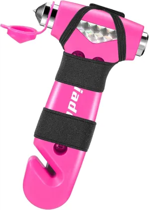 Window Breaker, 3-in-1 Emergency Escape Tool with Car Window Breaker and Seatbelt Cutter, Car Safety Hammer Car Essentials Tool for Women