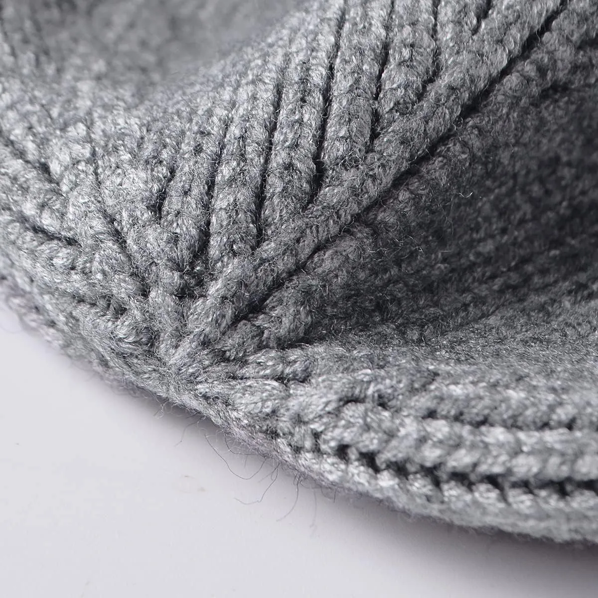 Winter Beanie Hats for Men Outdoor Stretchy Knit Ski Caps with Earflap Windproof