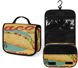 Women Hanging Toiletry Wash bag, Travel Cosmetic Storage Case Organizer