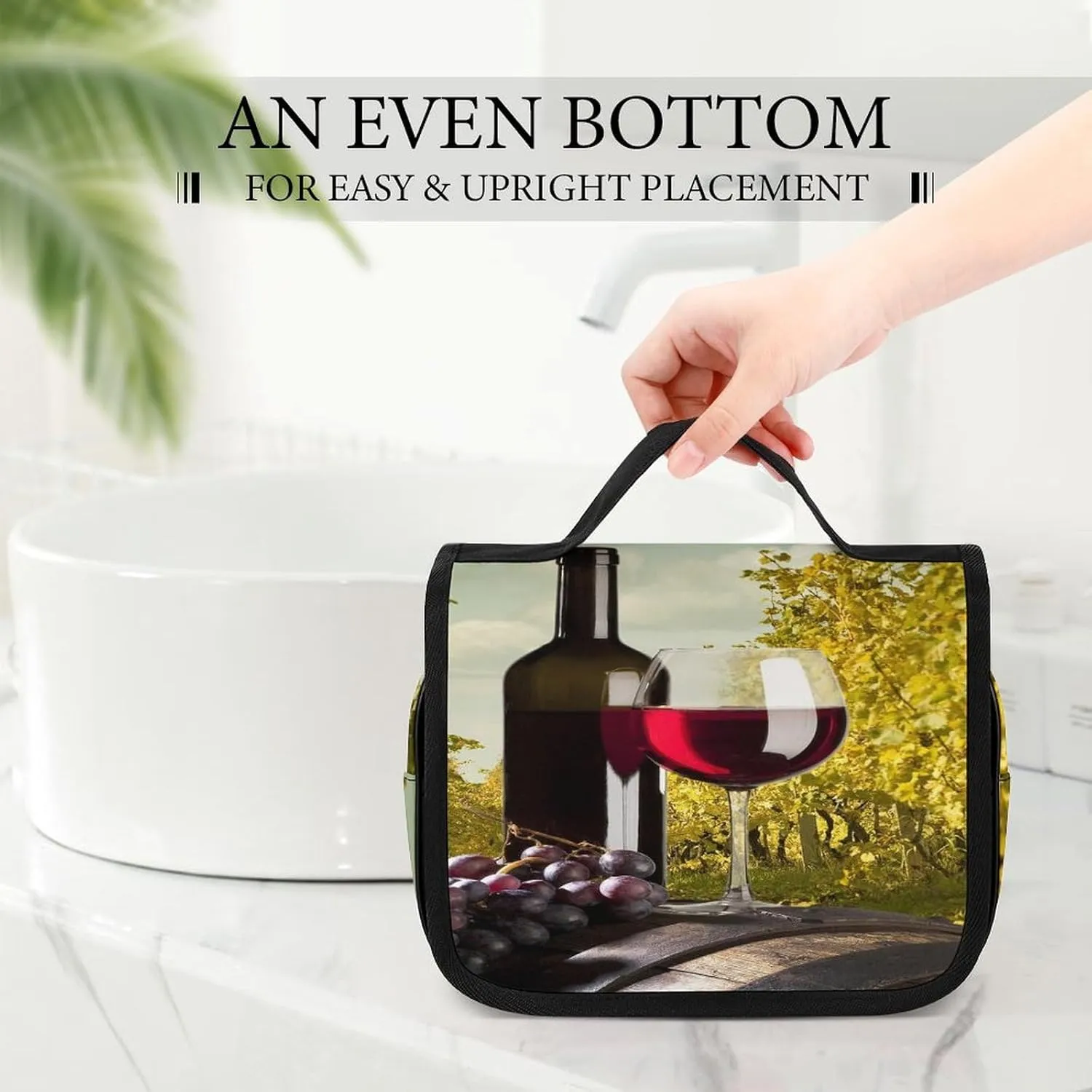 Women Hanging Toiletry Wash bag, Travel Cosmetic Storage Case Organizer