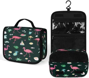 Women Hanging Toiletry Wash bag, Travel Cosmetic Storage Case Organizer
