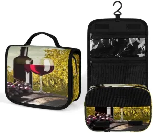 Women Hanging Toiletry Wash bag, Travel Cosmetic Storage Case Organizer