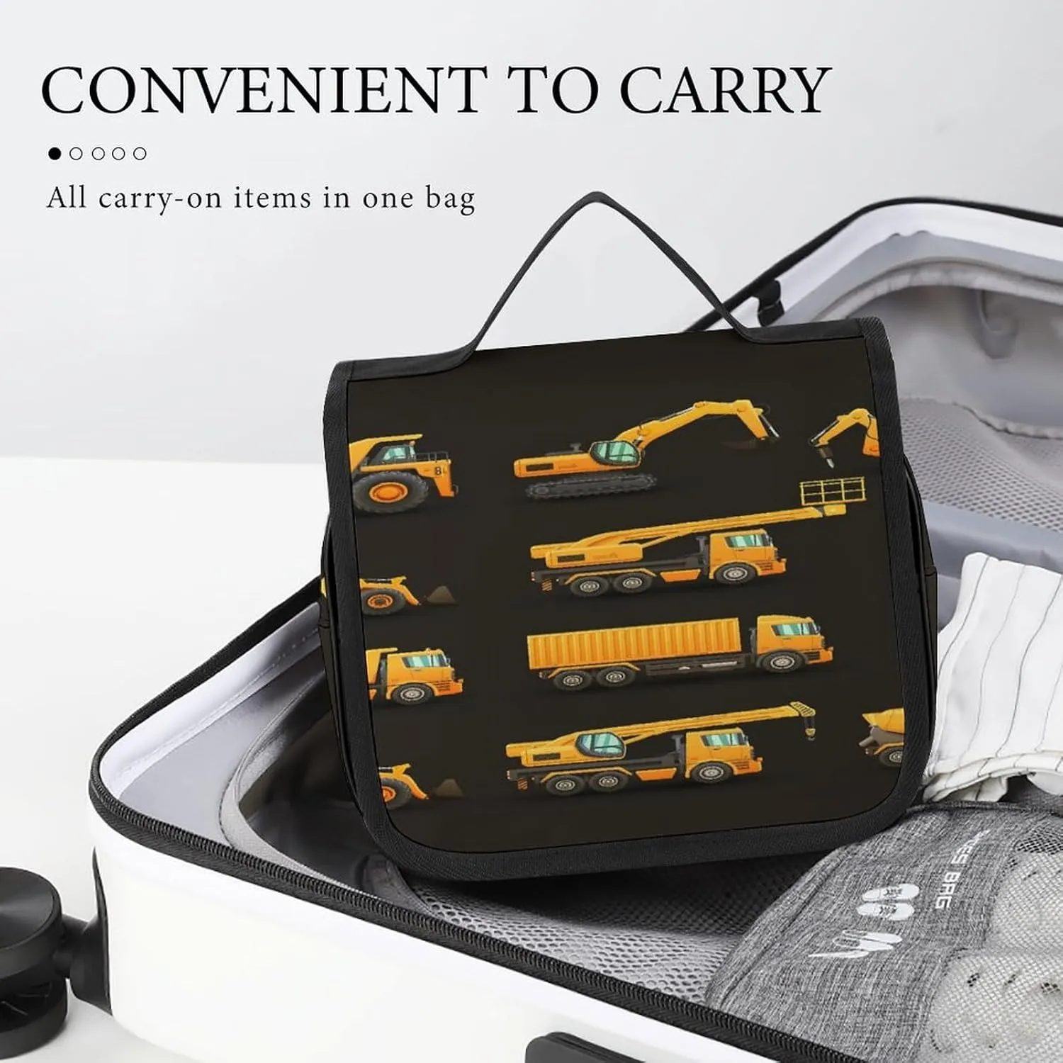 Women Hanging Toiletry Wash bag, Travel Cosmetic Storage Case Organizer
